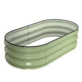 Winpull front view avocado green planter showing sturdy build and aesthetic