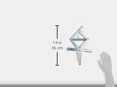 Wire Tek trap beside a hand for scale showing compact reusable design advantage