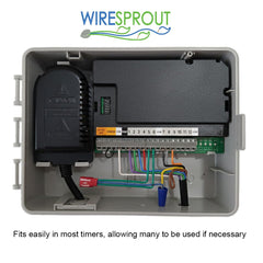 WireSprout installed inside valve box demonstrating no-dig repair benefit