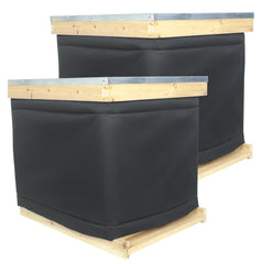 witbee front view of two packaged wraps showing coverage and size benefit