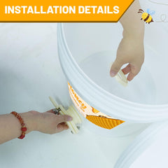 witbee pouring honey into jar from gate for easy bottling