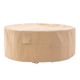 WJ-X3 front view showing full cover protecting table and chairs, durable protection