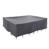 WJ-X3 front view covering full dining set for dependable weather protection
