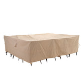 WJ-X3 front view showing full cover protecting patio furniture and weather resistance