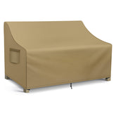 WLEAFJ front view of 3-seater cover protecting sofa and repelling rain