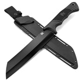 Wolfgangs ODENWOLF front profile showing blade shape and full tang strength