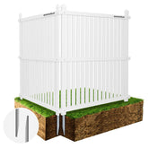 WOMEDUAL front view of panels showing neat outdoor concealment benefit