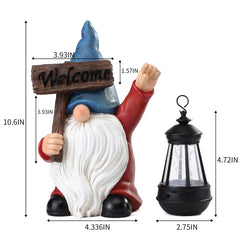 WONDHOME gnome side profile demonstrating sturdy resin construction