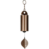 Woodstock Chimes front view showing copper finish and balanced design benefits ambiance