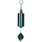 Woodstock Chimes Heroic front view showing sea-foam green finish and elegant profile benefit: attractive outdoor focal point