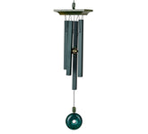 Woodstock Chimes jade front view showing whole chime and green finish benefit: elegant decor