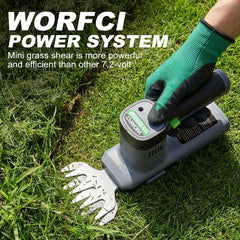 WORFCI blade close-up showing sharp teeth and clean-cut precision