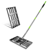 WORKPRO front view of leveling rake showing full head and handle for efficient coverage