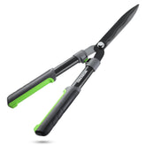 WORKPRO hedge shears front view showing full 23-inch length and clean design for better reach