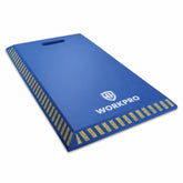 WORKPRO kneeling pad front view showing blue foam and size for comfortable kneeling
