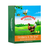 WORMSKING front packaging showing 10lb bag and product benefits