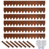 Worth full kit front view showing six panels and included clamps for instant rustic borders