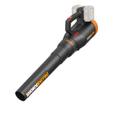 WORX Nitro front view showing compact blower body and durable construction for easy storage
