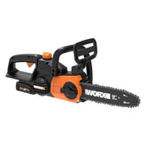WORX front view showing compact saw and ergonomic handle for easy handling