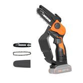 WORX WG324.9 front view showing compact profile and ergonomic grip for easier pruning