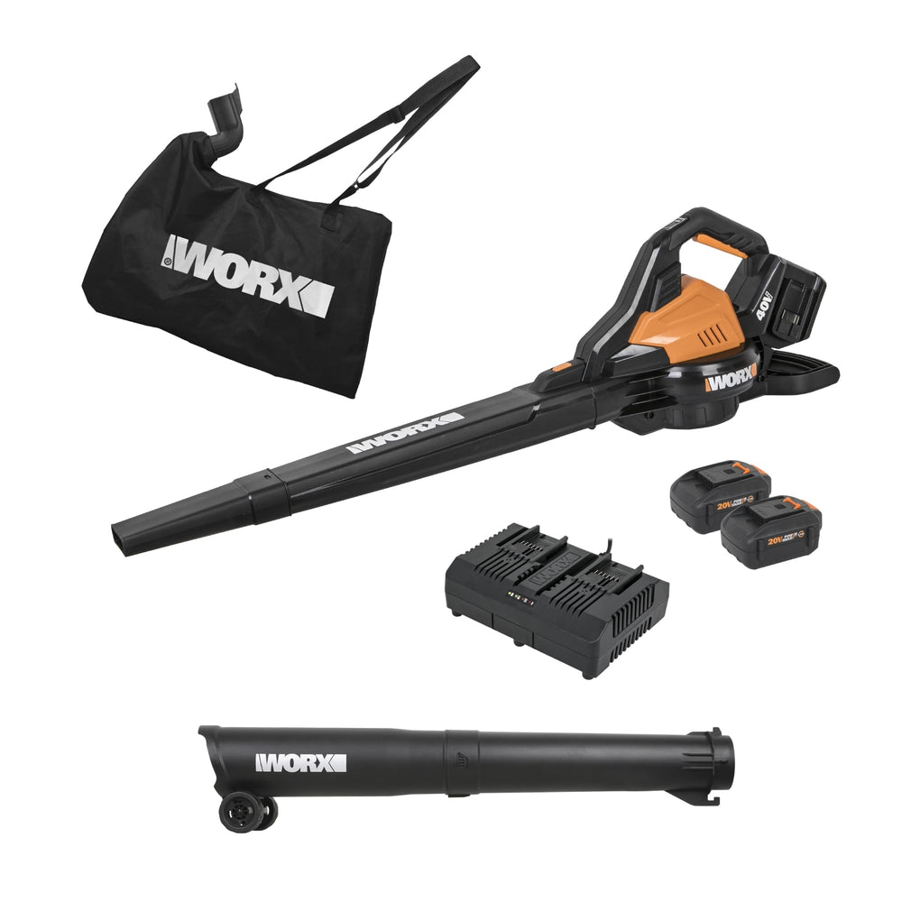 WORX WG583 front view showing compact cordless design and ergonomic grip benefits