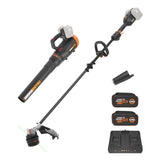 WORX WP925 kit front view showing tools and included batteries for immediate use