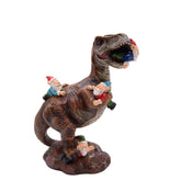 Wowser T-Rex gnome front view showing whimsical design and durable finish