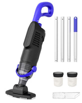wuwo Little Shark front view showing compact handheld vacuum and benefit of portability