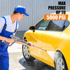 WXMECH extension wand fully extended to 39 inches for improved reach and safety