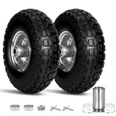 WYERSEA front view of 10-inch solid wheel showing full profile and durability