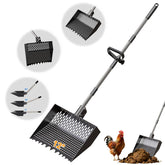 Wysperix front view of full tool showing durable scoop and rake for efficient cleaning