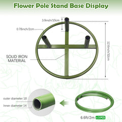 X-Kingsun green PVC pipe close-up showing flexible texture and durability