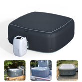 XCZ front view cover on spa showing full protection and neat fit