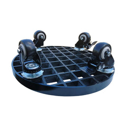 Xedragony close-up of GFRP grid saucer highlighting drainage and heavy-duty strength