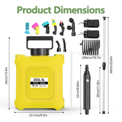XILVYUAN ergonomic handle and one-button controls reduce hand strain