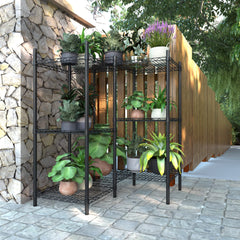 Xiofio in a corner illustrating vertical storage to maximize floor space benefit
