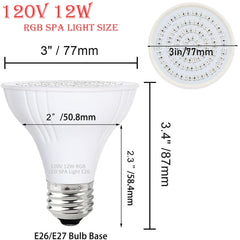 XIUBE remote beside bulb demonstrating simple color control and convenience