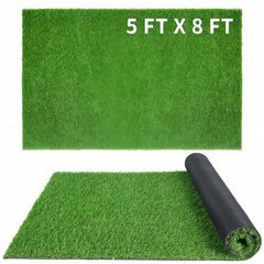 XLX TURF front view of 5x8 rug showing natural look and curb appeal