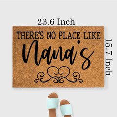 XTDJJKK doormat in use on front porch offering moisture control and welcoming style