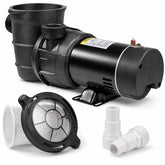 XtremepowerUS front view of pump showing durable housing and easy access