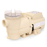 XtremepowerUS front view showing compact pump and stable base for easy installation
