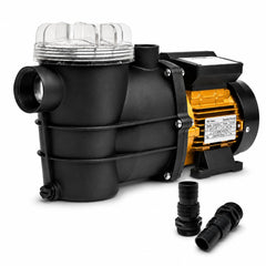 XtremepowerUS front view of pump showing inlet outlet and housing for easy identification and installation