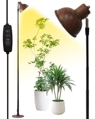 yadoker front view showing walnut wood grain finish and sleek profile, stylish decor benefit