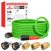 YAMATIC front packaging showing hose and included adapters, clear product benefit