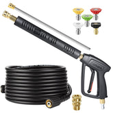 YAMATIC front view pressure gun and hose showing durable design and comfortable grip