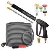YAMATIC front view of pressure washer gun kit showing complete components and durability