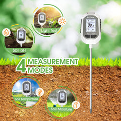 YAMRON inserted in a potted plant helping precise watering decisions