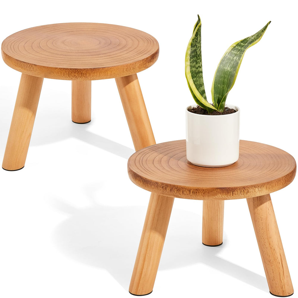 Yangbaga plant stand front view showcasing stable design and polished look