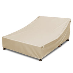 YANGSHILEI front view of double chaise cover protecting furniture outdoors