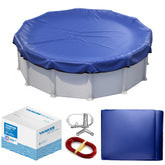 Yankee Pool Pillow front packaging showing 15 ft round cover, durable protection